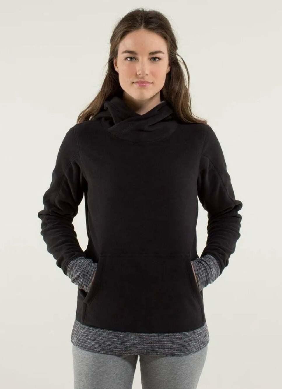 Lululemon-Runaway Fleece- Excellent Used Condition - Size 4- Color Black